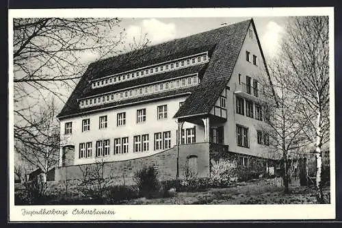AK Eschershausen / Holzminden, Jugendherberge mit Garten