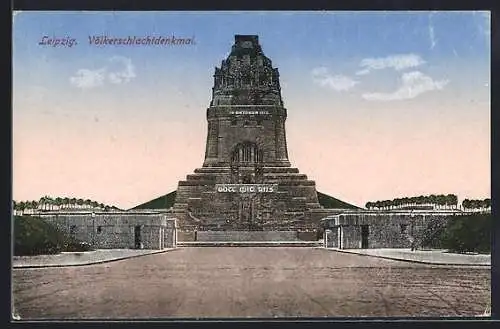 AK Leipzig, Völkerschlachtdenkmal, Ansicht des Denkmals