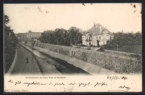 AK Wien, Milchtrinkhalle der Stadt Wien im Stadtpark