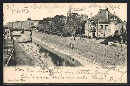 AK Wien, Neue Milchtrinkhalle im Stadtpark