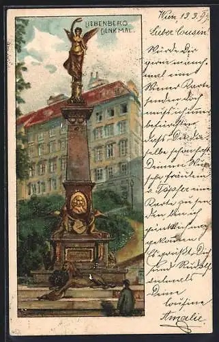 Künstler-AK Wien, Liebenberg Denkmal