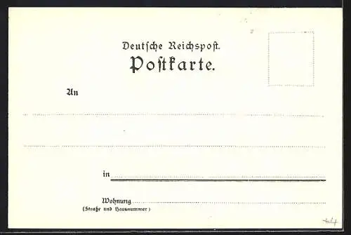 Künstler-AK Heinrich Kley: Freiburg / Breisgau, Blick über den Ort