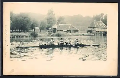 AK Ruderer beim Training auf dem See