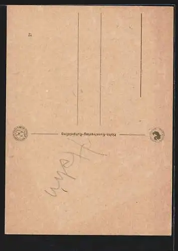 Künstler-AK Hahn: Tanzendes Paar in Trachtenkleidung