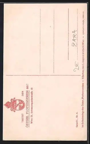 AK Junger Zaratiner in kroatischer Tracht