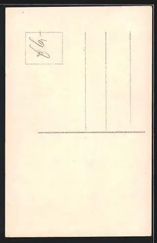 Künstler-AK Erstürmung von Schabatz am 14. August 1914