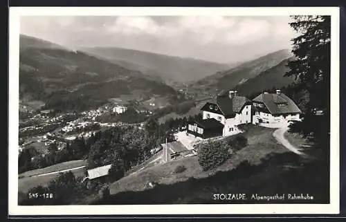 AK Murau /Stmk., Stolzalpe, Alpengasthof Rahmhube