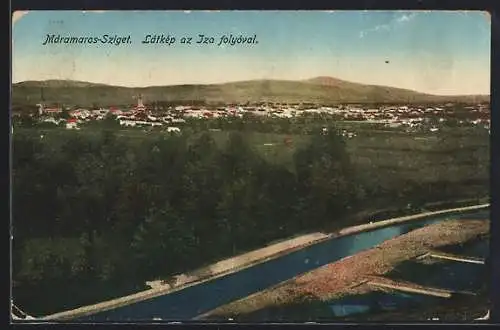 AK Máramaros-Sziget, Látkép az Iza folyóval