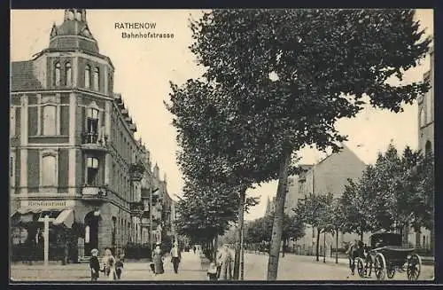 AK Rathenow, Restaurant in der Bahnhofstrasse