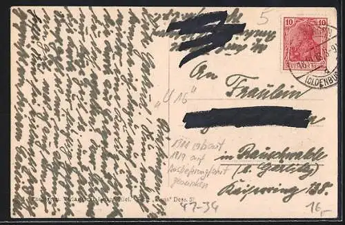 AK Unterseeboote U 16, U 17, U 18 und U 19 in der Schleuse