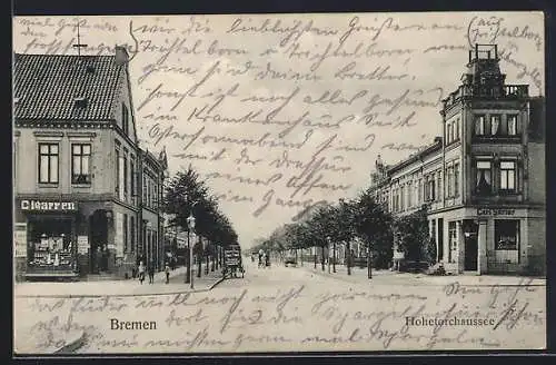 AK Bremen, Blick in die Hohetorchaussee