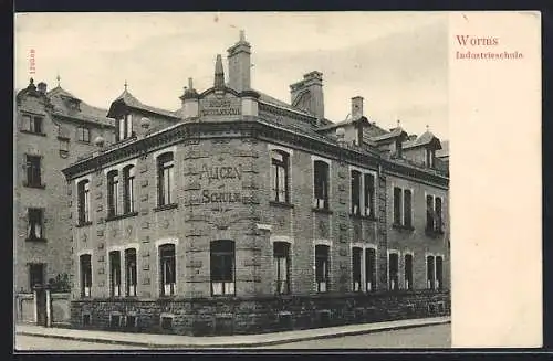 AK Worms, Blick auf die Industrieschule Alicen-Schule