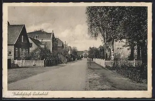 AK Quakenbrück, Partie in der Bahnhofstrasse