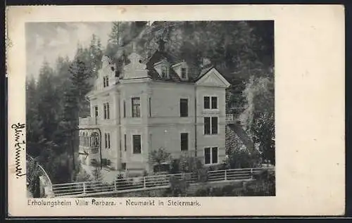 AK Neumarkt in Steiermark, Erholungsheim Hotel Villa Barbara