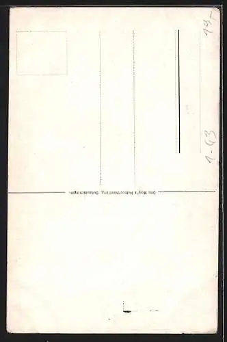 AK Fürst und Fürstin zu Fürstenberg an ihrem silbernen Hochzeitstag 1914 im Garten