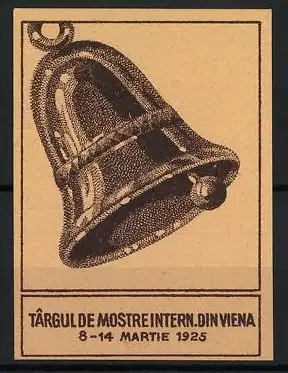 Reklamemarke Wien, Târgul de Mostre International, Glocke, 8-14 Martie 1925