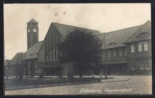 AK Oldenburg / O., Hauptbahnhof