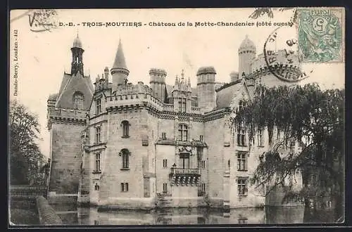 AK Trois-Moutiers, Château de la Motte-Chandeniers, côté ouest