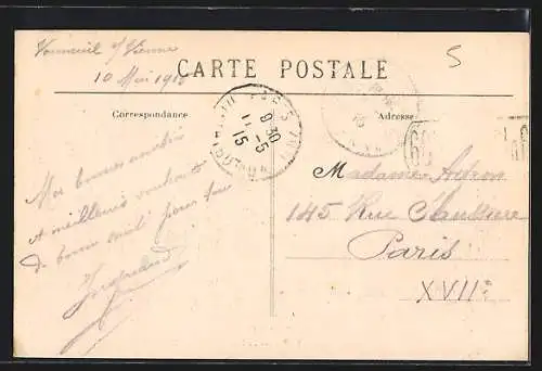 AK Vouneuil-sur-Vienne, Le Château du Fou, XVe siècle, Facade de l`Entrée à l`Est