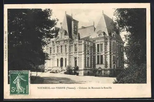 AK Vouneuil-sur-Vienne, Château de Moussais-la-Bataille