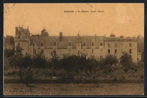 AK Dissais, Le Château, facade Ouest