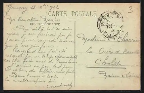 AK Gencay, Vue de la Clouterie, de la Laiterie et du vieux Château