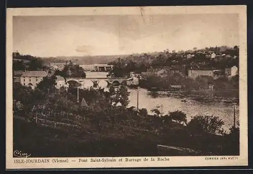 AK Isle-Jourdain, Pont Saint-Sylvain et Barrage de la Roche