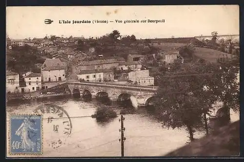 AK L`Isle Jourdain, Vue générale sur Bourpeuil