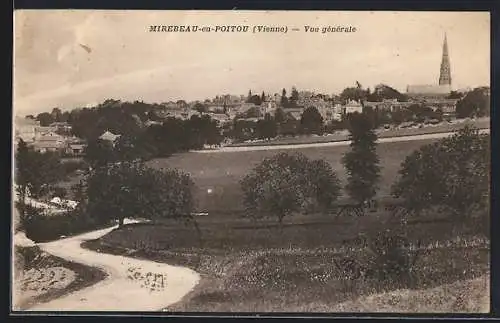 AK Mirebeau-en-Poitou, Vue générale