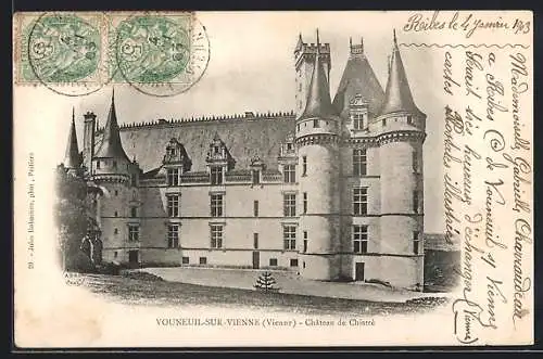 AK Vouneuil-sur-Vienne, Château de Chitré