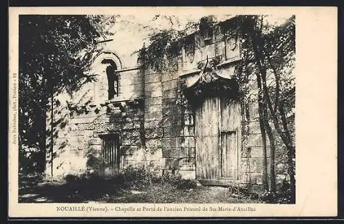 AK Nouaillé, Chapelle et Porte de l`ancien Prieuré de Ste-Marie d`Availles