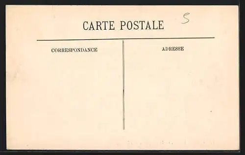 AK Les Ormes, Vue générale du village et de la rivière