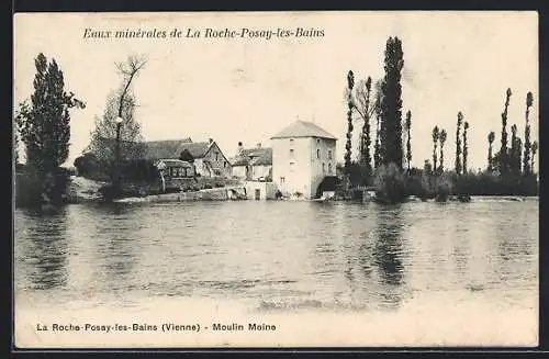AK La Roche-Posay-les-Bains, Moulin Moine et les eaux minérales