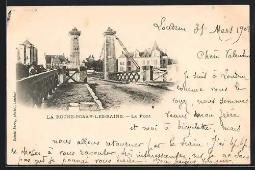 AK La Roche-Posay-les-Bains, Le Pont