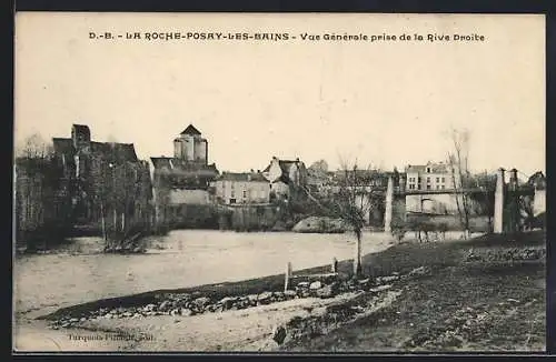 AK La Roche-Posay-les-Bains, Vue générale prise de la Rive Droite
