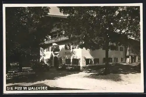 AK Walchsee, Gasthaus Fischerwirt und Post