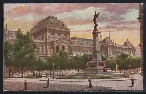 AK Wien, K. K. Universität u. Liebenberg-Denkmal