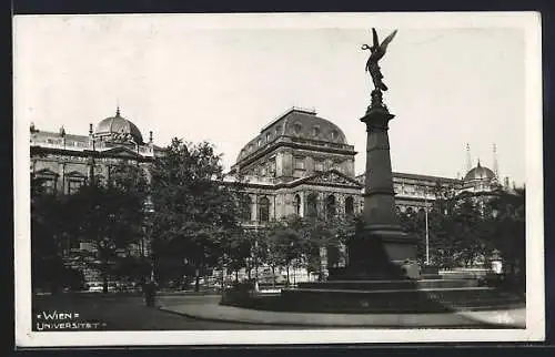 AK Wien, Universität mit Liebenberg-Denkmal