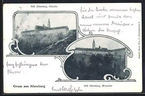 AK Altenburg, Stift mit Ost- und Westseite