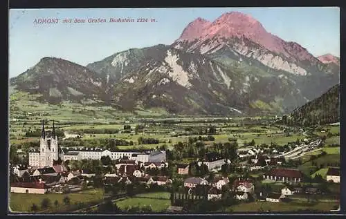 AK Admont, Teilansicht mit dem Grossen Buchstein