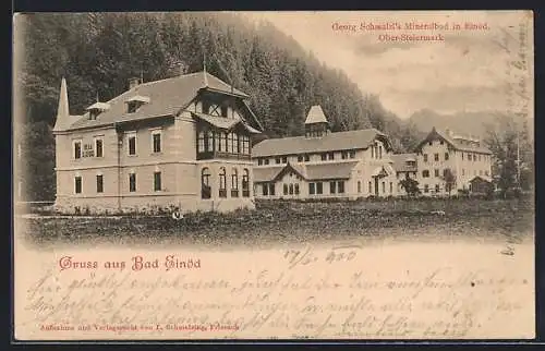 AK Bad Einöd, Blick auf Mineralbad