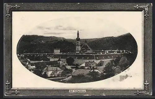 AK Heiligenkreuz bei Baden, Ortsansicht mit Stift