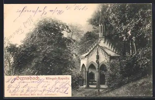 AK Gernsbach, Klingel-Kapelle