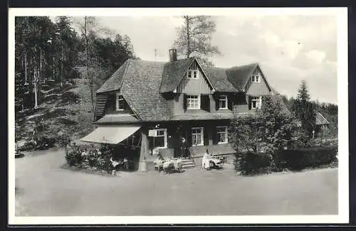 AK Gernsbach, Gasthaus zur Nachtigall, Bes. Lukas Kienzler