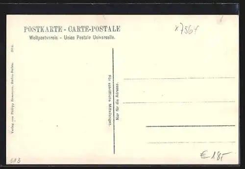 AK Forbach, Ortsansicht mit Gausbach