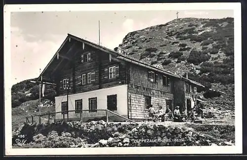 AK Zeppezauerhaus mit Terrasse