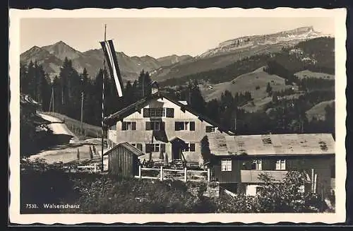 AK Walserschanz, Haus im kl. Walsertal