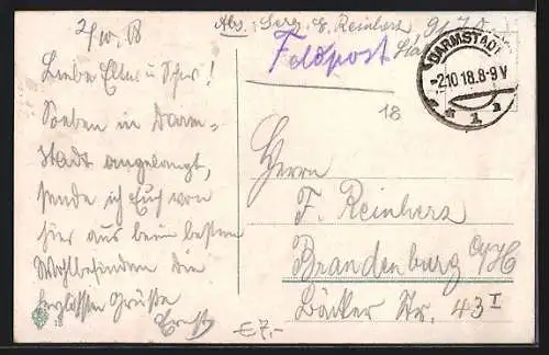 AK Taucha, Teilansicht mit Kirche, Schule