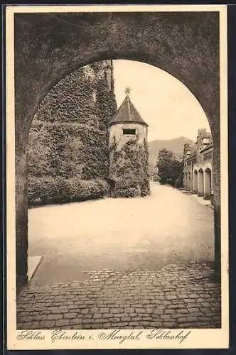 AK Eberstein /Murgtal, Schloss Eberstein, Schlosshof