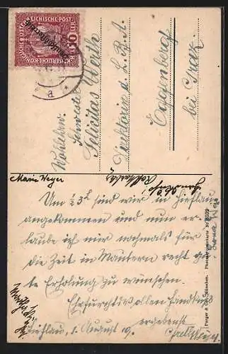 AK Johnsbach im Gesäuse, Johnsbachtal, Brücke mit Schlucht